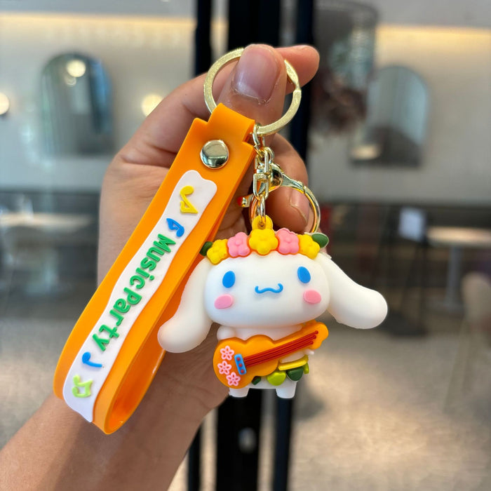 Wholesale Cartoon Silicone Anime Keychain JDC-KC-PengYu046