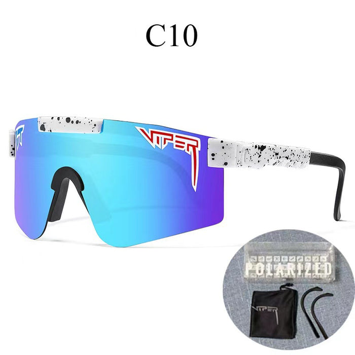 Wholesale PC Real Film Coated Square Frame Windproof Cycling Glasses JDC-SG-Guoyi001