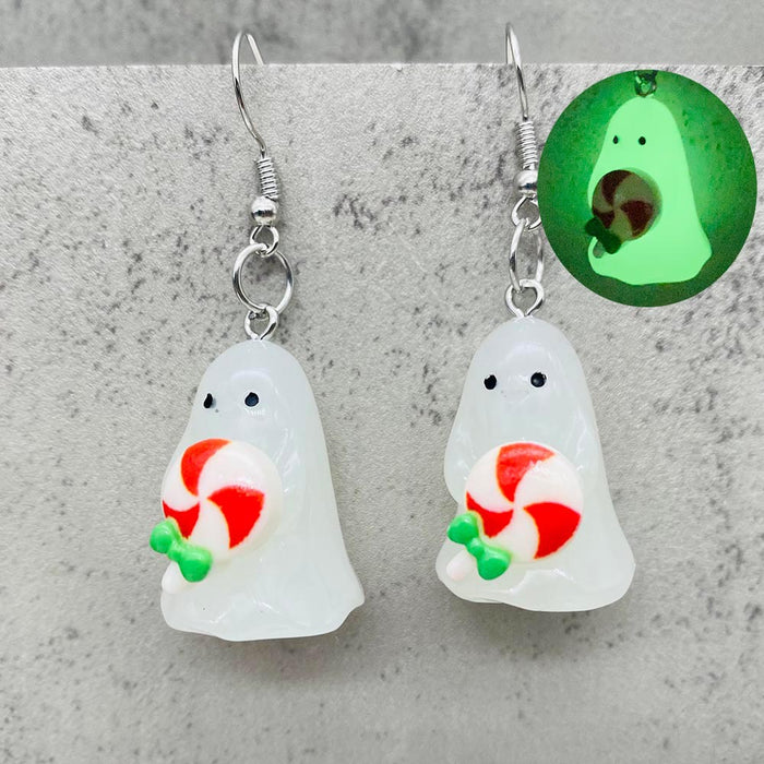 Wholesale  Earrings Ghost Pumpkin Corn Sugar Pendant Necklace  Christmas Jewelry