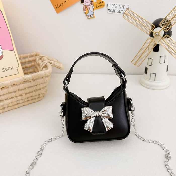 Wholesale Crossbody bag mini children's butterfly fashionable single shoulder PU chain bag