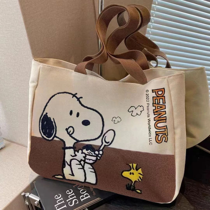 Wholesale Printed cartoon canvas large capacity tote bag/ handbag
