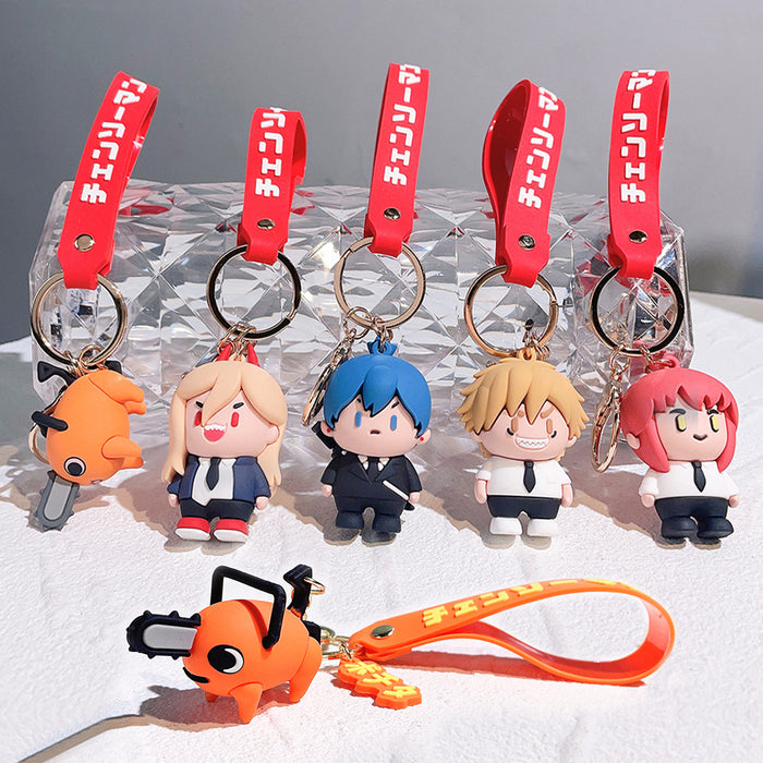 Wholesale Cartoon Doll PVC Keychain JDC-KC-Qiwei003