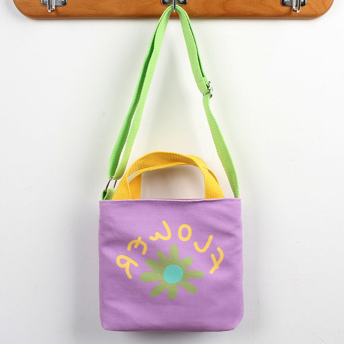 Wholesale Children's messenger bag printed handbag children's backpack sweet flower small bag