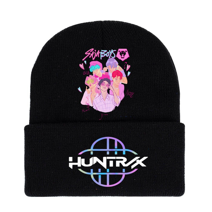 Wholesale Kpop Cartoon Knit Hat Solid Color Wool Hat