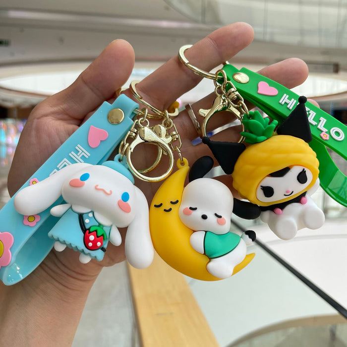 Wholesale Keychain Cute Doll Bag Pendant Car Keychain Ring