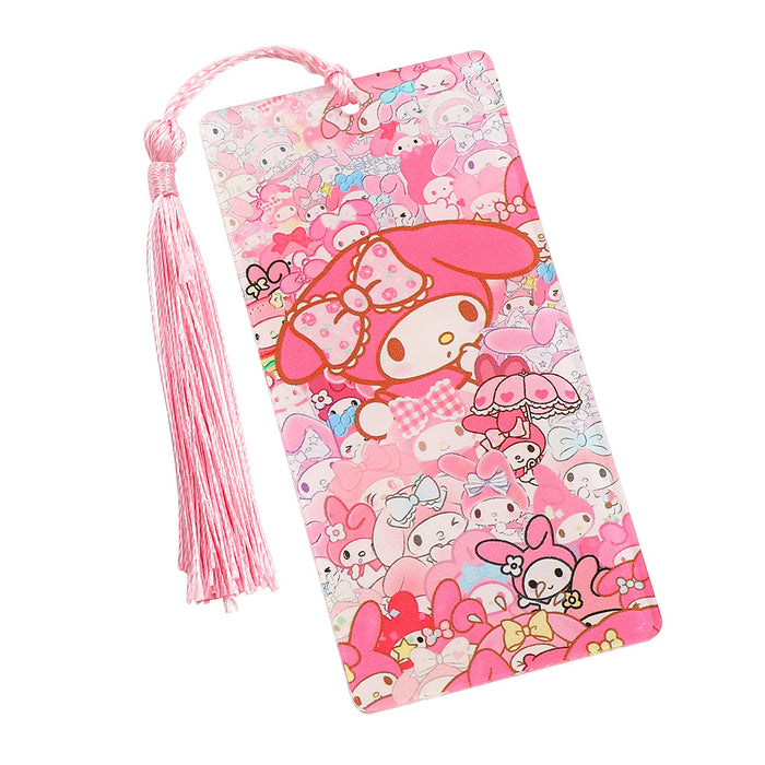 Wholesale cartoon cute cat acrylic tassel bookmark