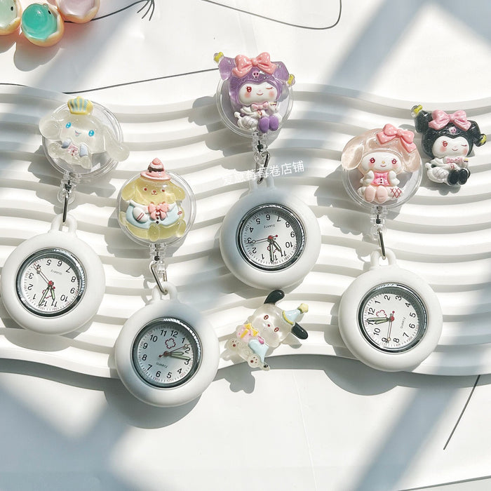 Wholesale Women' s waterproof silicone watch with a pin clasp.