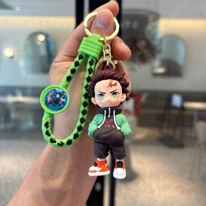 Wholesale Cartoon PVC Keychain Cute Gift for Couples Car Bag Accessory Boutique MOQ:2