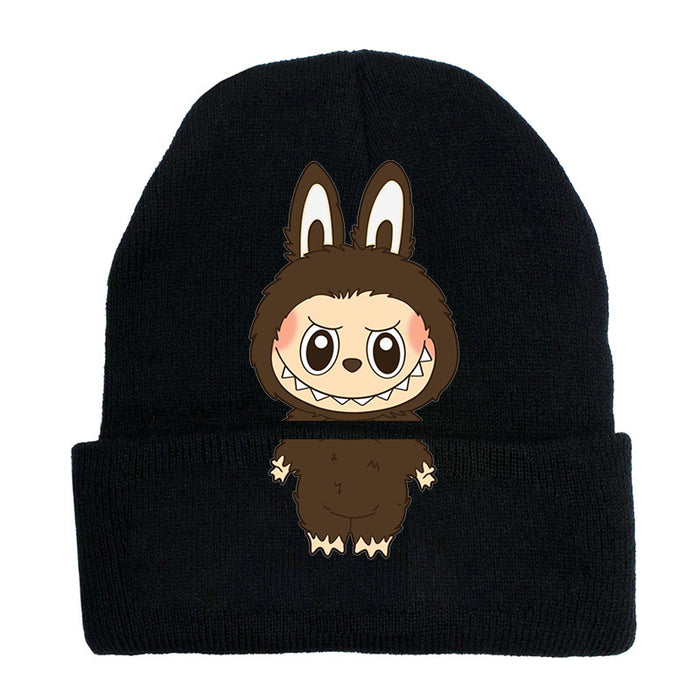 Wholesale   knitted hat autumn and winter new wool hat adult outdoor warm hat cross-border cartoon cold hat