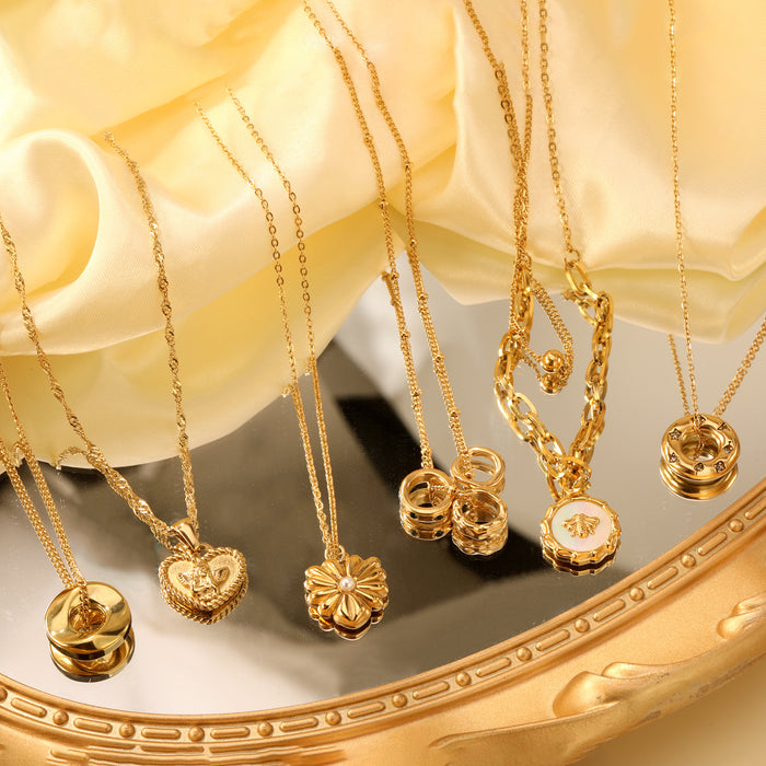 Wholesale sweater chain stainless steel necklace