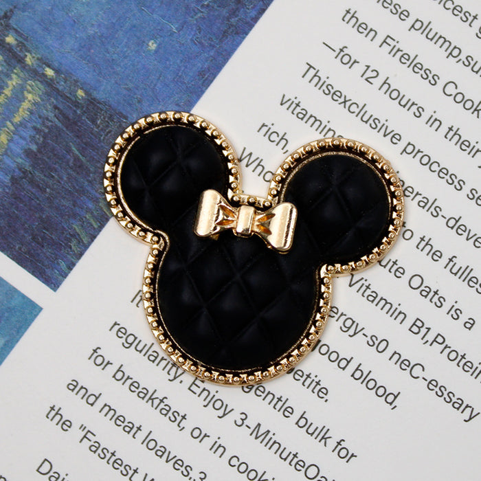 Wholesale Bow-tie checkered mouse phone stand