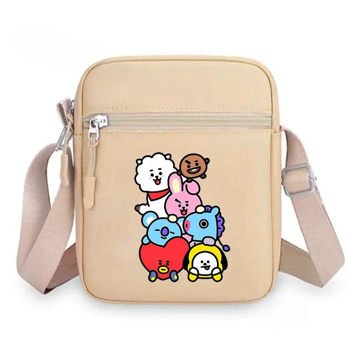 Wholesale Trendy Cartoon Print PVC Small Shoulder Bag For Women Lightweight Casual Fashion Accessory