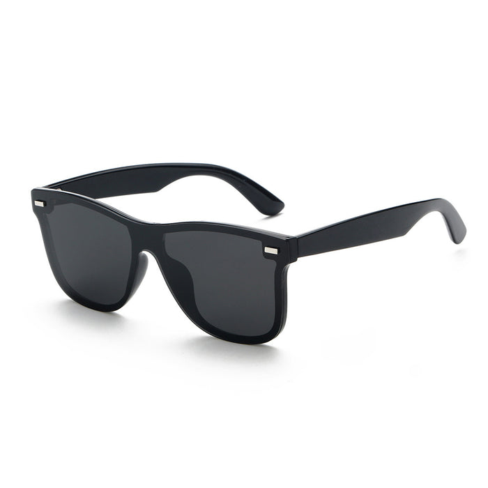 Wholesale Polarized lens integrated sunglasses for men, fashionable sunscreen sunglasses for men, high-end TR frame sunglasses for men