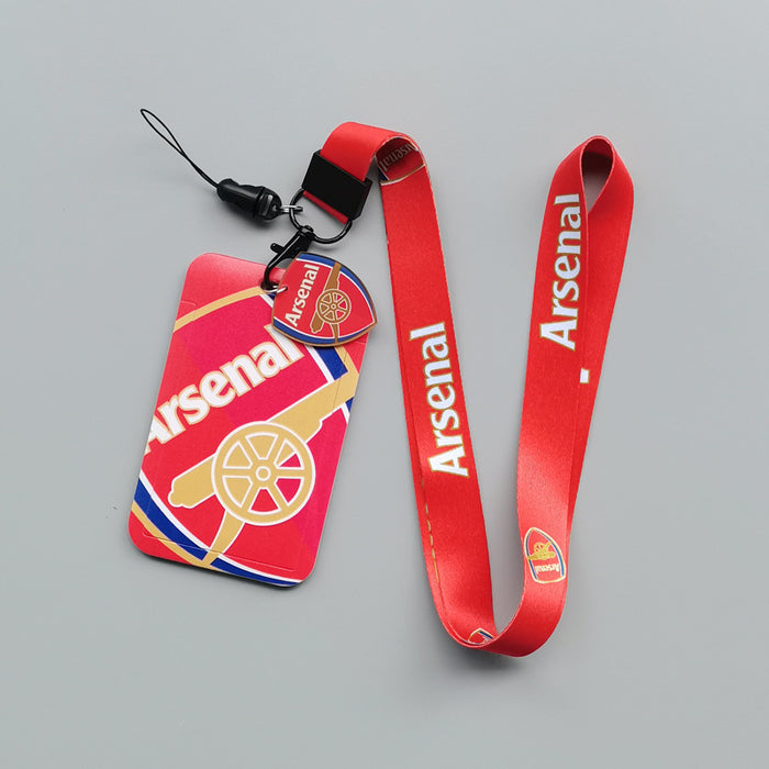 Wholesale football team Lanyard Keychain Cartoon animation hard