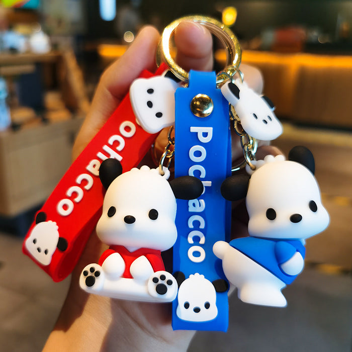 Wholesale Cartoon Doll 3D Rubber Keychain JDC-KC-Tingm083