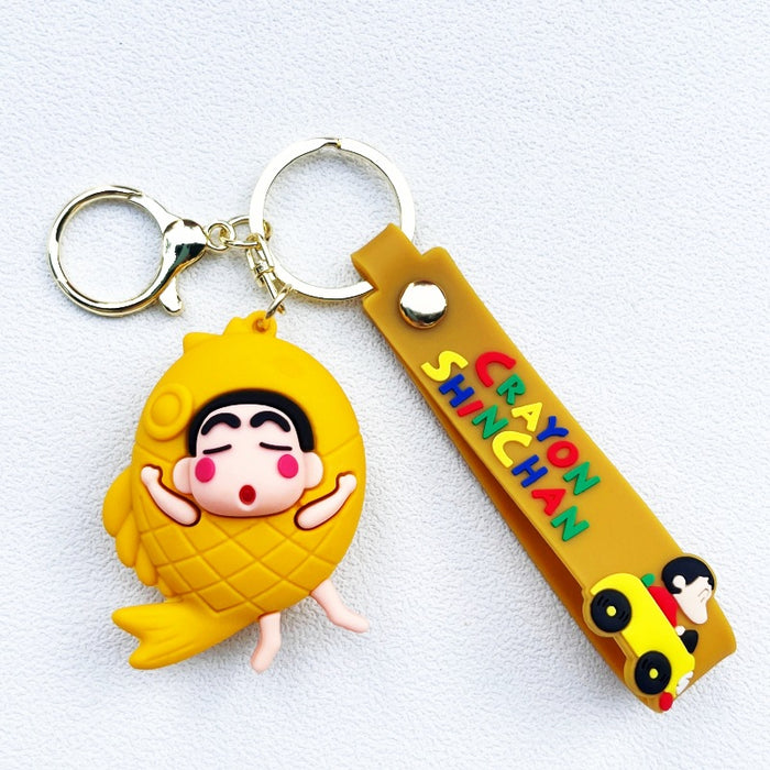 Wholesale PVC Cartoon Doll Keychain JDC-KC-WuYi037