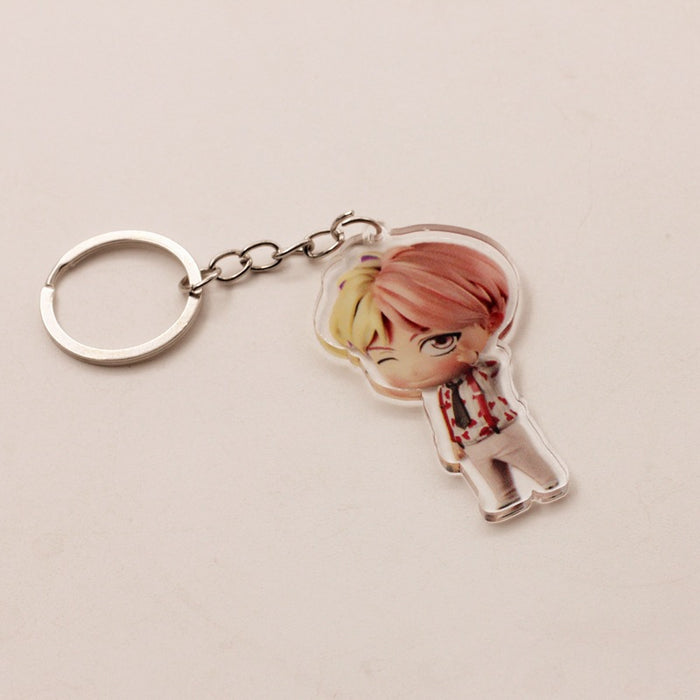 Wholesale Cartoon Frosted Acrylic Keychain JDC-KC-HanTian006