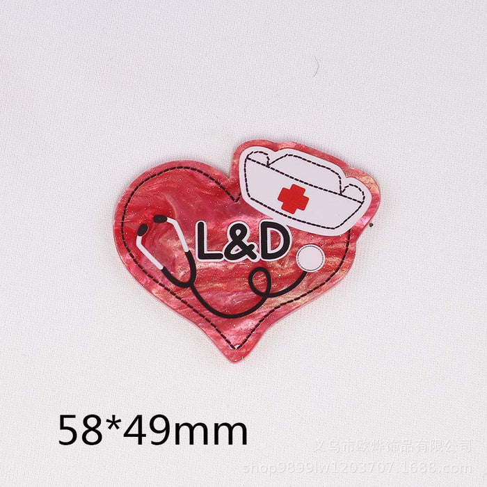 Wholesale Cartoon Organ Acrylic Pin DIY Patch Accessories JDC-FK-OuYie011