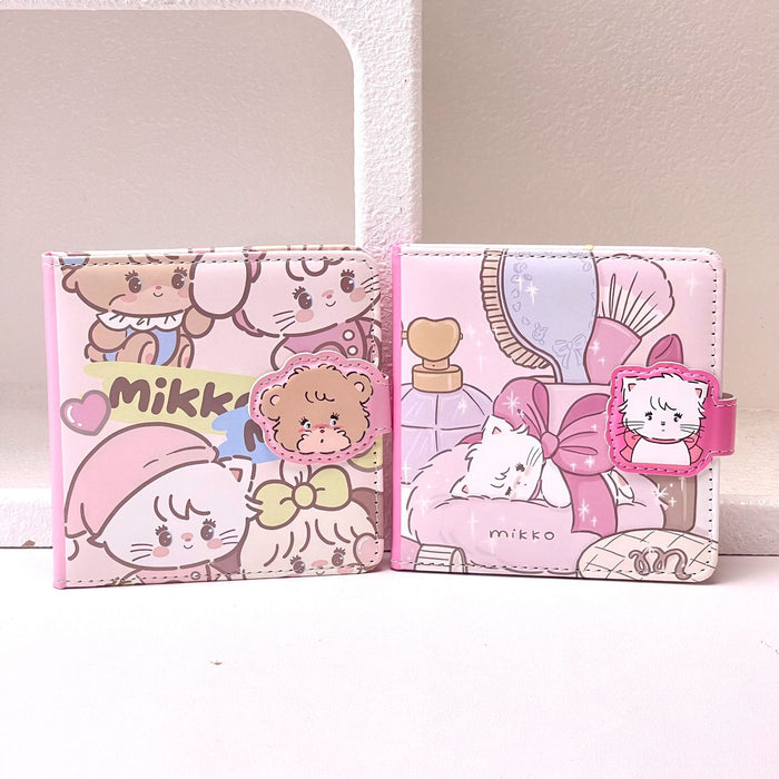 Wholesale Gold Foil Laser PU Leather Cartoon Cat Dog Journal with Magnetic Closure