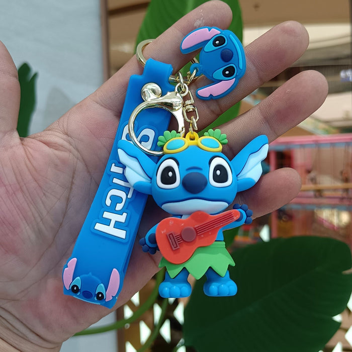 Wholesale Cartoon Silicone Doll Keychains (F) JDC-KC-YChaang015