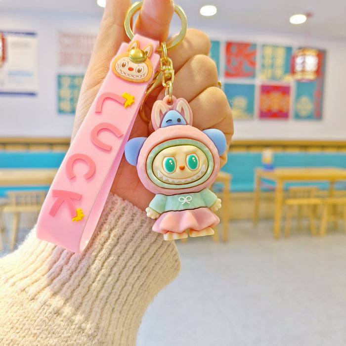 Wholesale Cute cartoon keychain,  couple bag pendant,  car keychain,  claw machine small gift