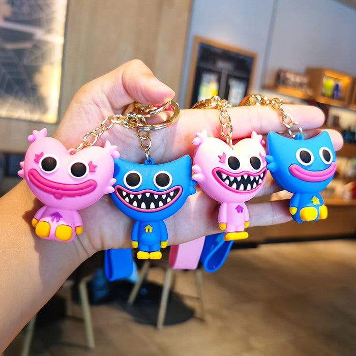 Wholesale Rubber Cartoon Doll Keychain JDC-KC-Tingm197