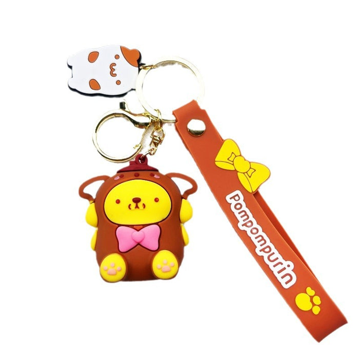 Wholesale PVC Cartoon Doll Keychain JDC-KC-ChuC045