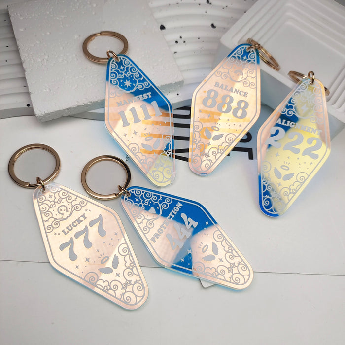 Wholesale Acrylic Diamond Keychain JDC-KC-JiaYi001