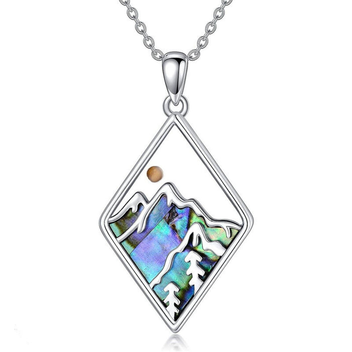 Wholesale Simple faith geometric stainless steel pendant necklace