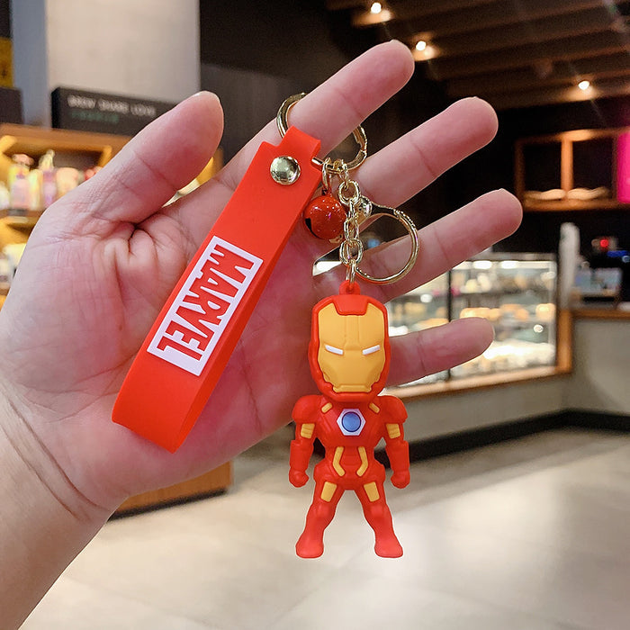 Wholesale Cartoon Silicone Doll Keychain JDC-KC-KuangK039