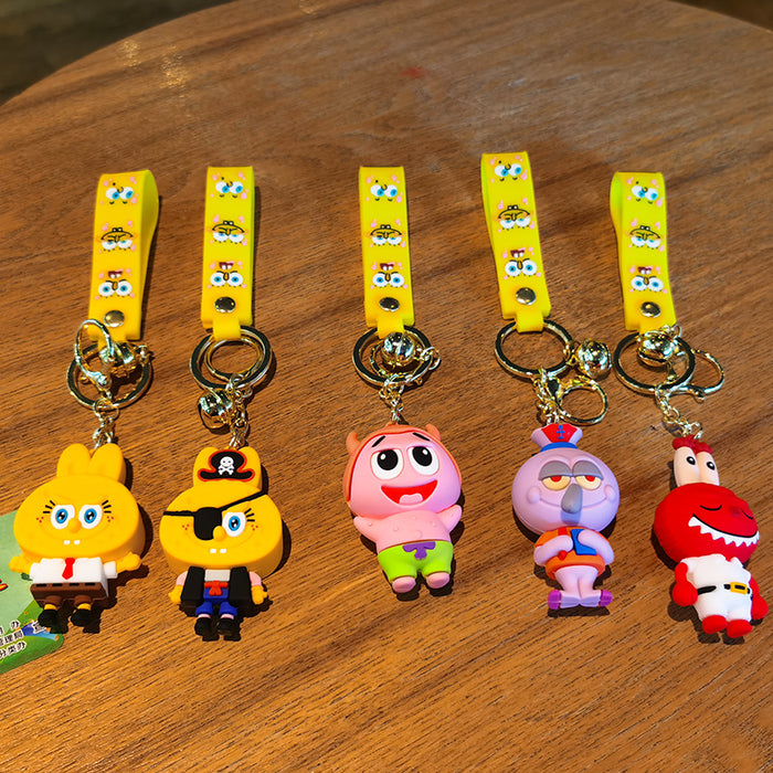 Wholesale Rubber Cartoon Doll Keychain JDC-KC-Tingm178