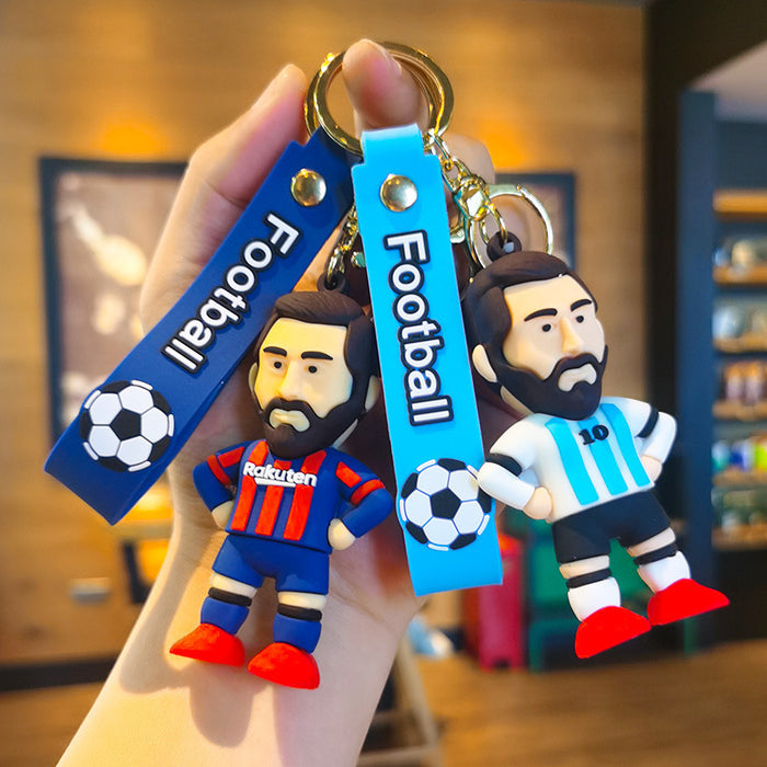 Wholesale Cartoon 3D Doll Rubber Keychain JDC-KC-Tingm044