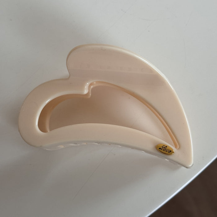Wholesale M-shaped Love Gold Label Women's Head Hair Shark Clip Leopard print