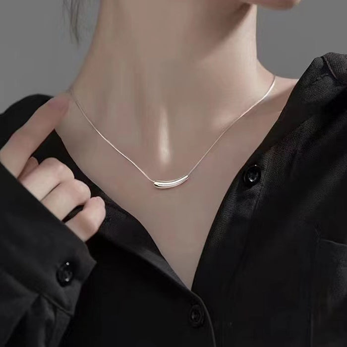 Wholesale Small and versatile necklace, light luxury collarbone chain, simple and high-end necklace