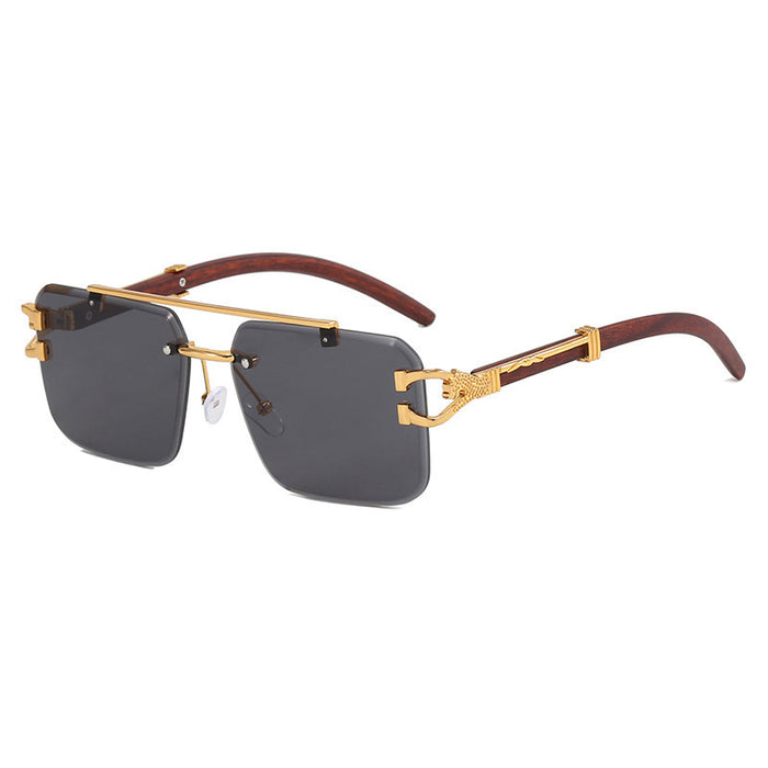 Wholesale Sunglasses frameless cut square sunglasses fashion sunglasses
