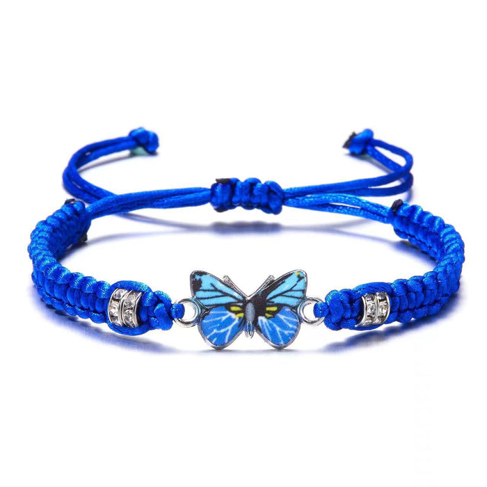 Wholesale hand-woven couple butterfly bracelet bracelet men and women girlfriends birthday bracelet
