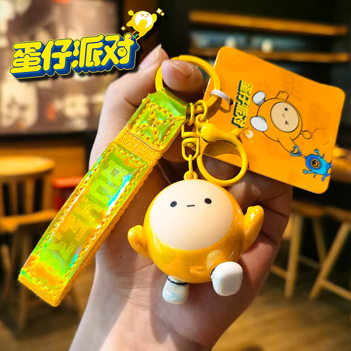 Wholesale Rubber Cartoon Doll Three-dimensional Keychain JDC-KC-Tingm096