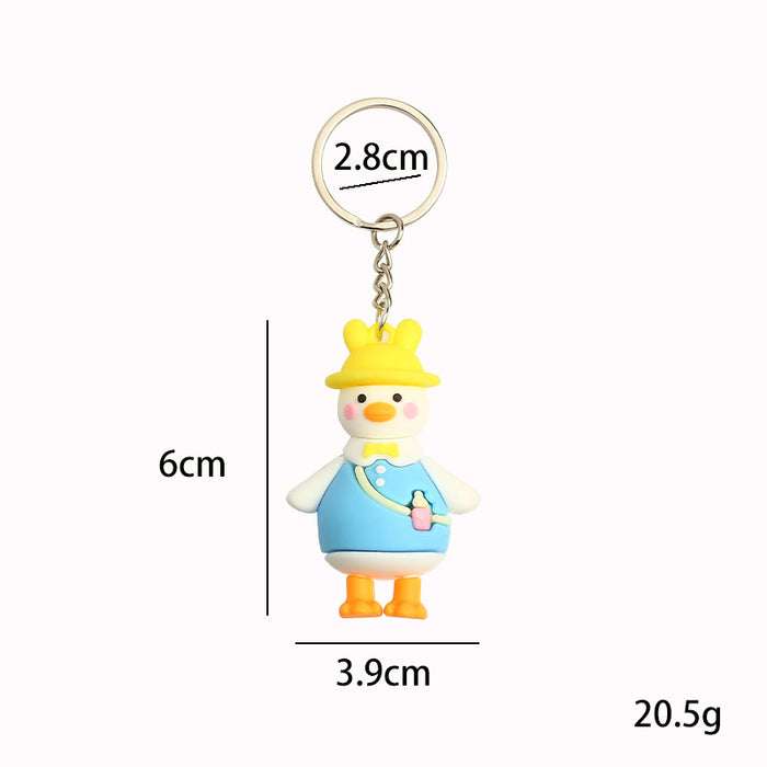 Wholesale Funny Cartoon Couple School Bag Pendants JDC-KC-Aohong014