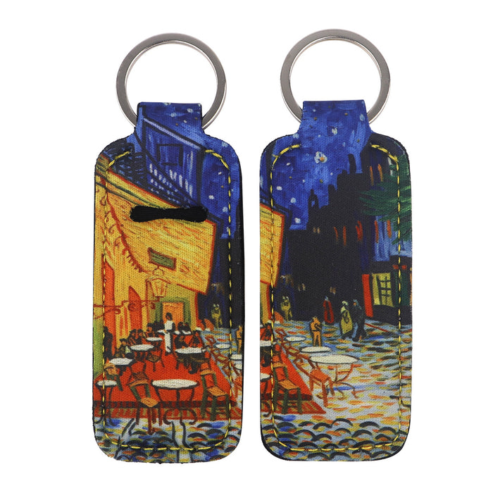 Wholesale Sunflower Lipstick Case Keychain