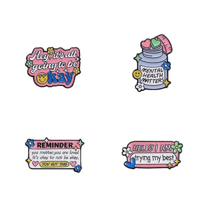 Wholesale Original drop oil alloy brooch