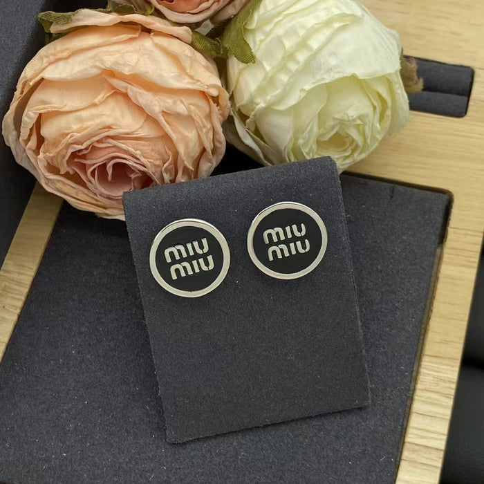 Wholesale Women's M Letter Drop Earrings