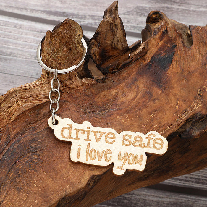 Wholesale Wooden Keychain Mother's Day JDC-KC-YiTian003