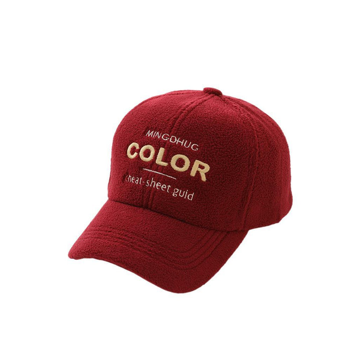 Wholesale Stylish Kids Baseball Cap Fleece Lined Warm Unisex Autumn Winter Toddler Hat