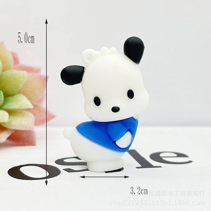 Wholesale Cartoon  Keychain Doll Pendant Cream Glue Phone Case