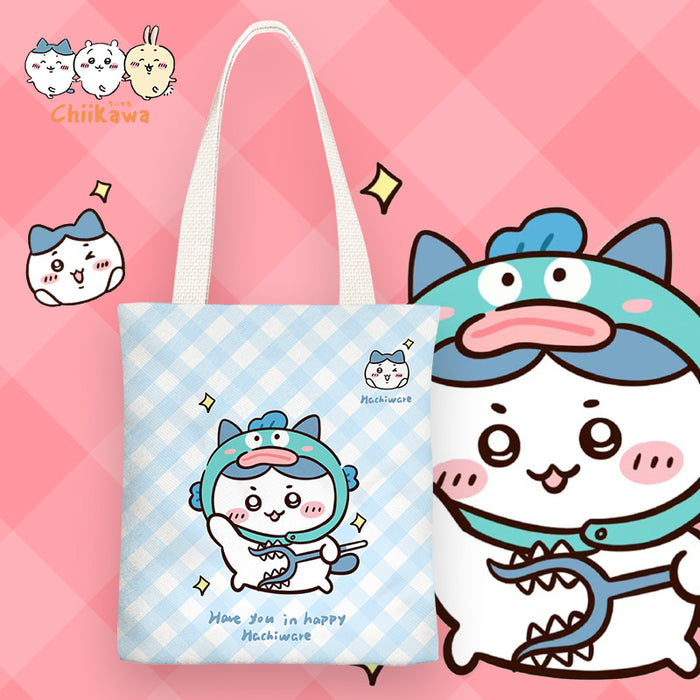 Wholesale Anime character print canvas shoulder bags