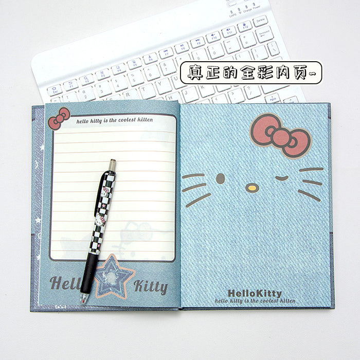 Wholesale Hard cover color page notebook hand-painted printed diary cute heart handbook