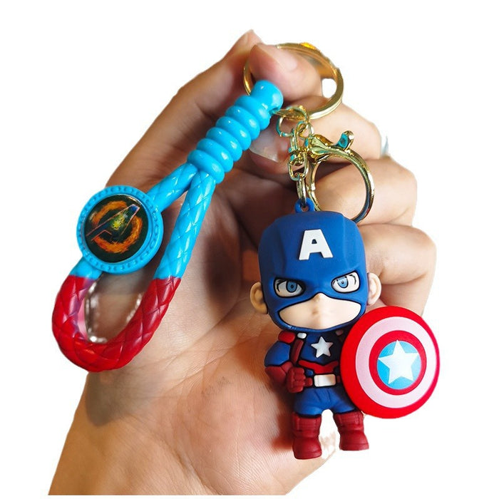 Wholesale Cartoon Doll Rubber Keychain JDC-KC-Tingm014