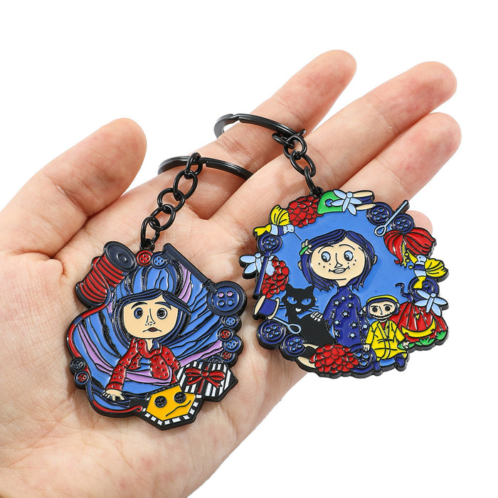 Wholesale Cartoon Anime Metal Keychain JDC-KC-BS023