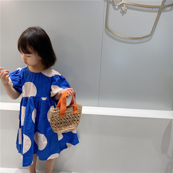 Wholesale Straw Children's Handbags  JDC-HB-YuanDuo022