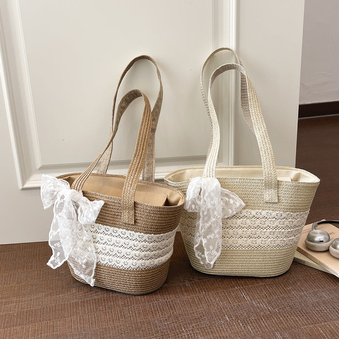 Wholesale Polyester Woven Tote Bag Urban Minimalist Handbag